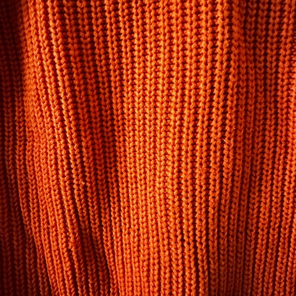 LOFT Vibrant Orange Women's Cardigan - Picture 3 of 6